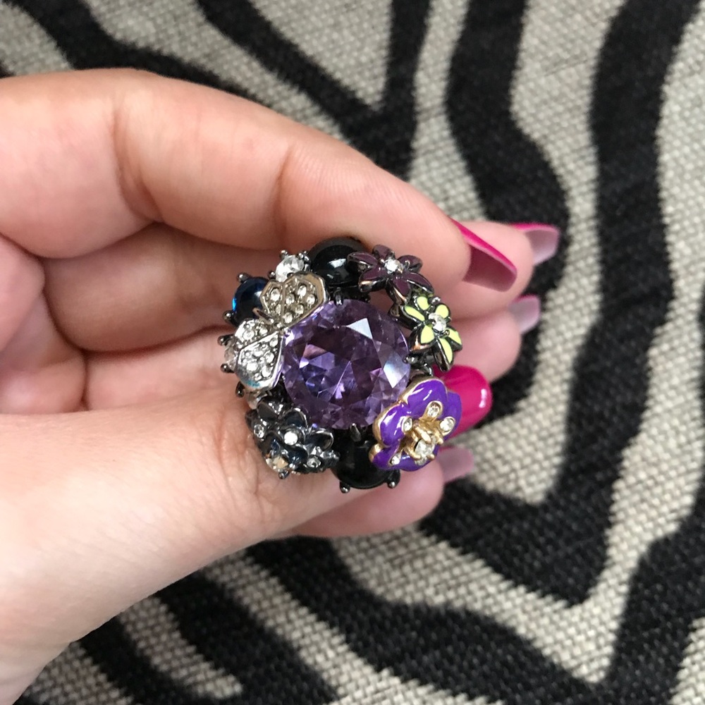 Juice Couture Floral Ring - Size 7